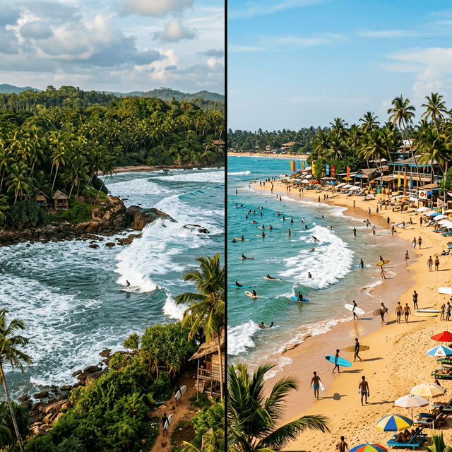 East Coast vs. South Coast: Where to Surf in Sri Lanka