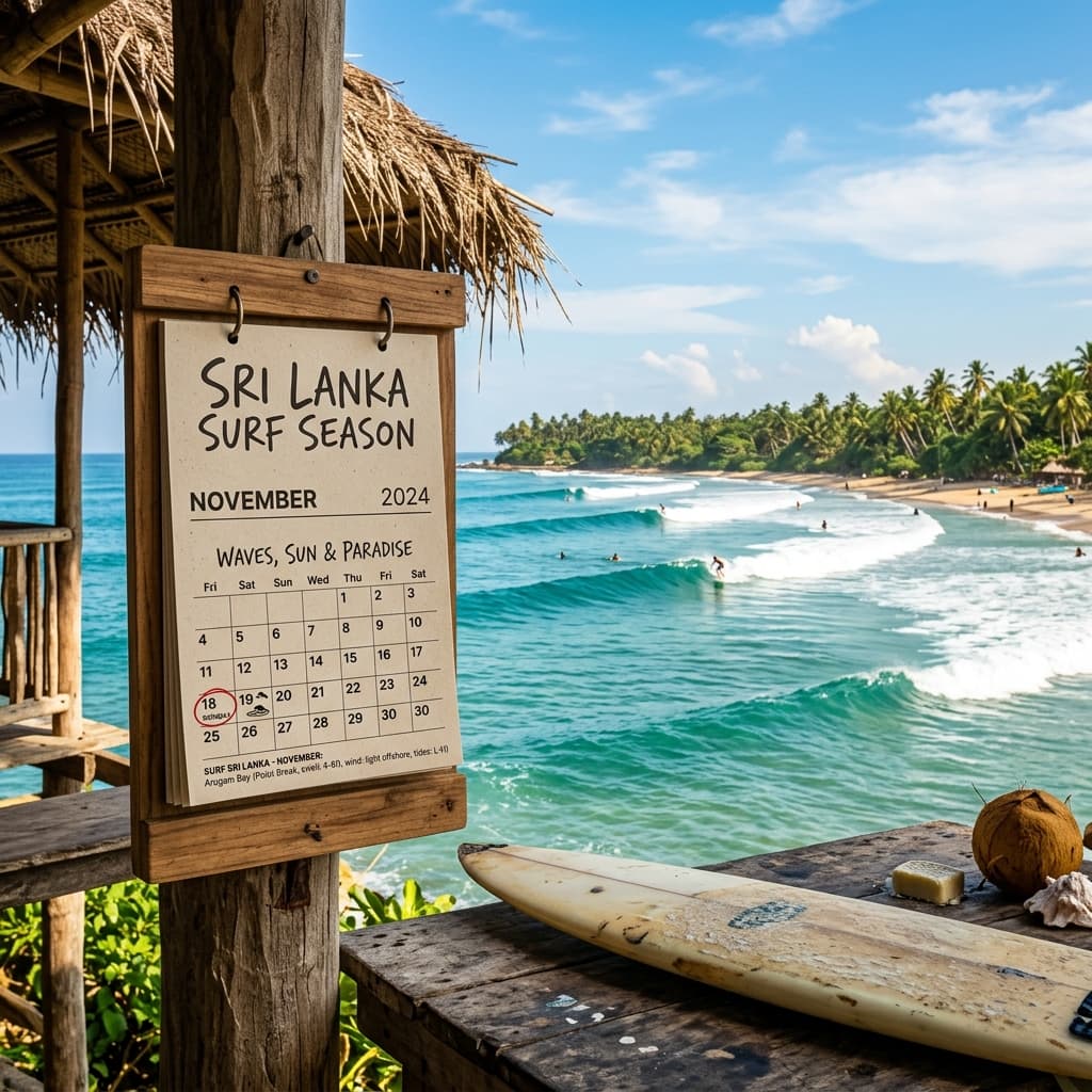 best time to surf Sri Lanka