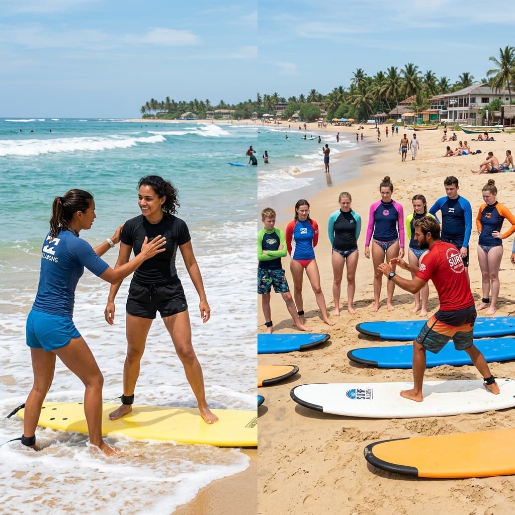 Private vs Group Surf Lessons in Arugam Bay: Which is Better?