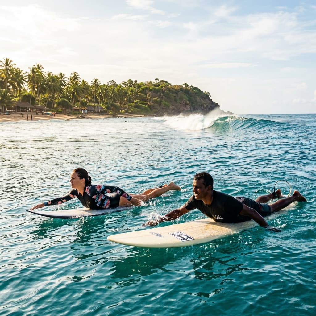 Arugam Bay Surf Guiding vs. Surf Lessons: Which Do You Need?