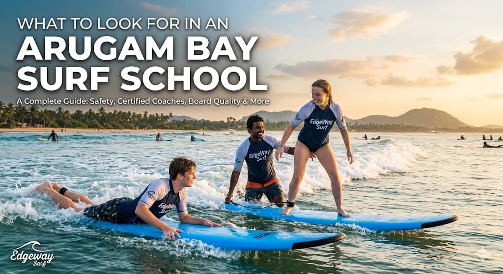 Group surf lesson in Sri Lanka