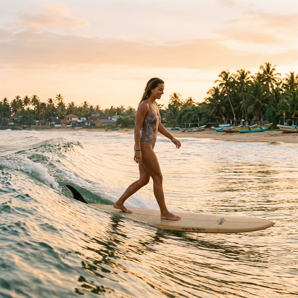 The Best Longboard Waves in Sri Lanka: East Coast Edition