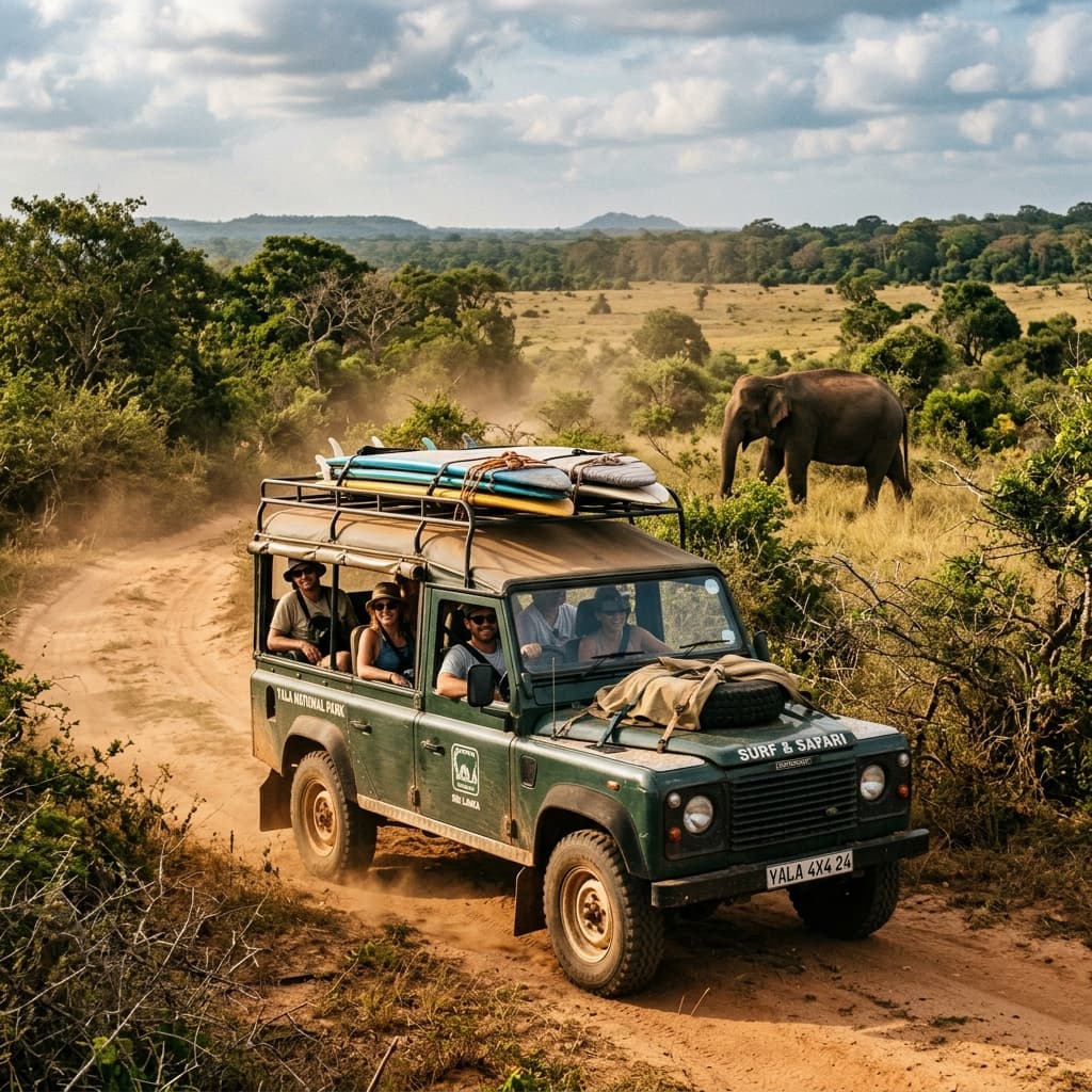 Surf Safari: Combining Arugam Bay Waves with Yala or Kumana National Park